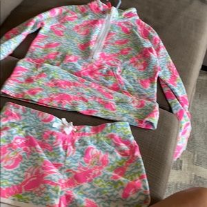 Adorable Lilly Pulitzer longsleeve short set